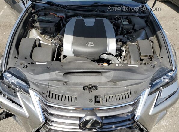 JTHBZ1BL5GA003720 2016 LEXUS GS Gray უკანა სალონის ხედი
