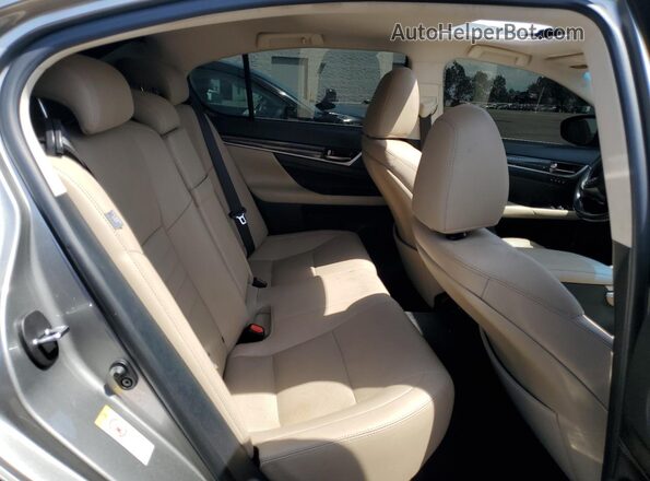 JTHBZ1BL5GA003720 2016 LEXUS GS Gray უკანა სავარძლების ხედი