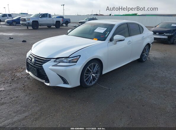 JTHBZ1BL5HA011298 2017 LEXUS GS 350 White Передня ліва чверть