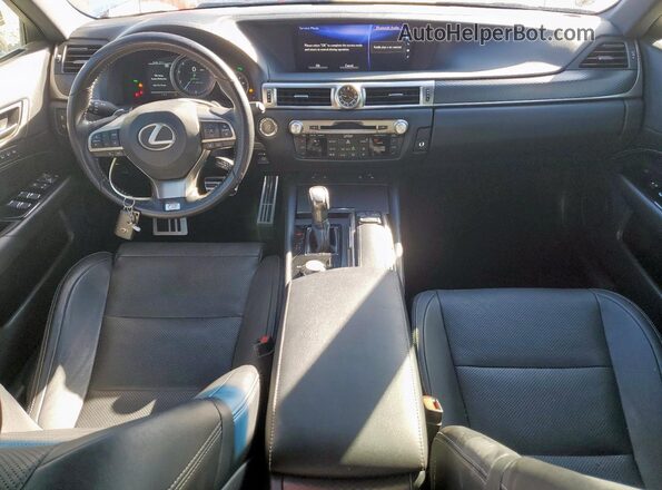 JTHBZ1BL5JA014644 2018 LEXUS GS Silver Вид панелі приладів