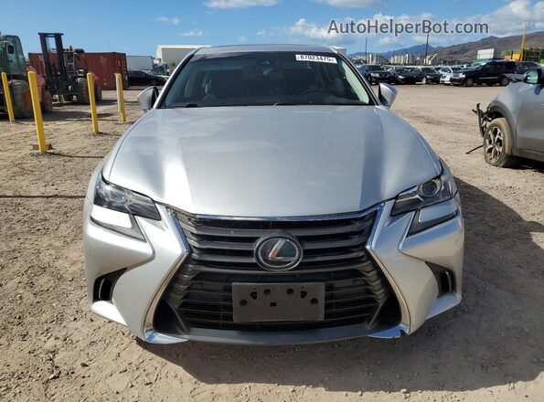JTHBZ1BL5JA015468 2018 LEXUS GS Silver Вид спереду