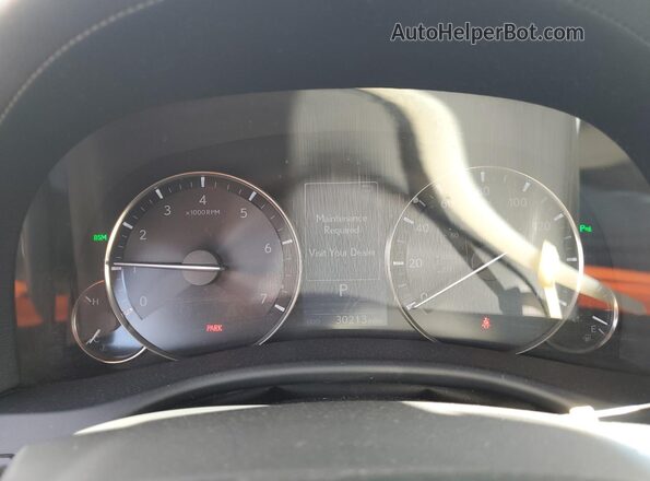 JTHBZ1BL5JA015468 2018 LEXUS GS Silver Вид щитка приладів