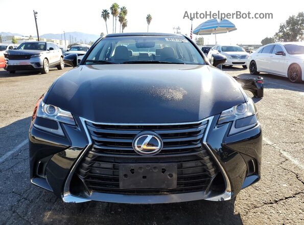 JTHBZ1BL6GA001796 2016 LEXUS GS Black Вид спереду