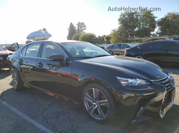 JTHBZ1BL6GA001796 2016 LEXUS GS Black Передня права чверть