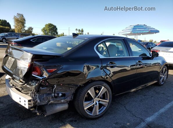 JTHBZ1BL6GA001796 2016 LEXUS GS Black Задня права чверть