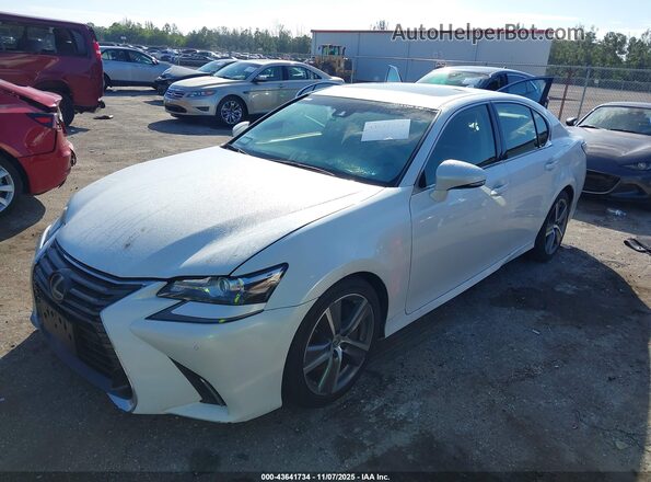 JTHBZ1BL6HA009642 2017 LEXUS GS 350 White Առջևի ձախ երեք քառորդ տեսարան