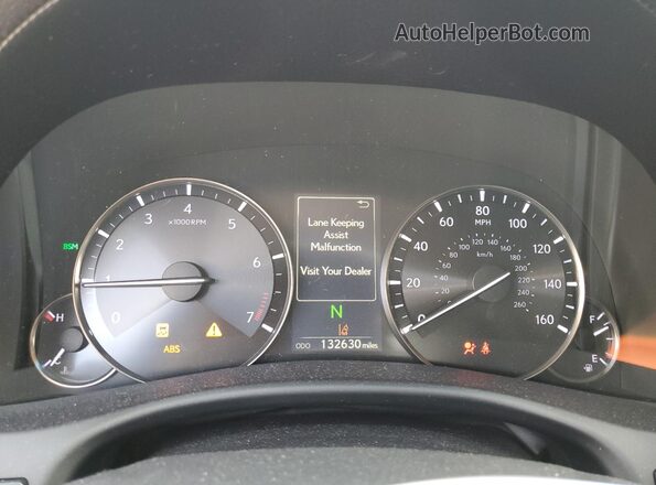 JTHBZ1BL6HA011374 2017 LEXUS GS Blue Вид щитка приладів