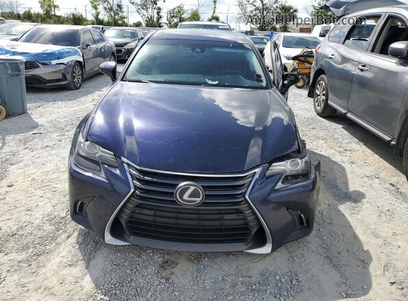 JTHBZ1BL6HA011374 2017 LEXUS GS Blue Вид спереду