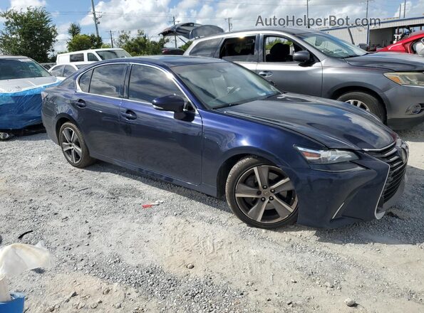 JTHBZ1BL6HA011374 2017 LEXUS GS Blue Передня права чверть