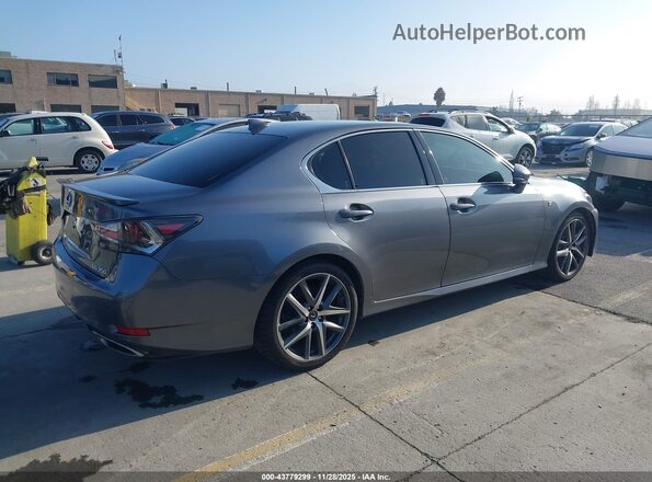 JTHBZ1BL9GA005003 2016 LEXUS GS 350 Gray Trasero derecho