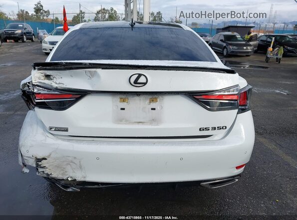 JTHBZ1BL9JA015652 2018 LEXUS GS 350 White 