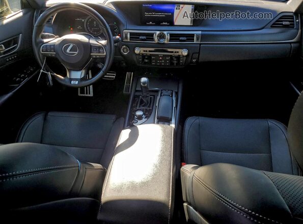 JTHBZ1BLXJA015837 2018 LEXUS GS Gray Vista del salpicadero