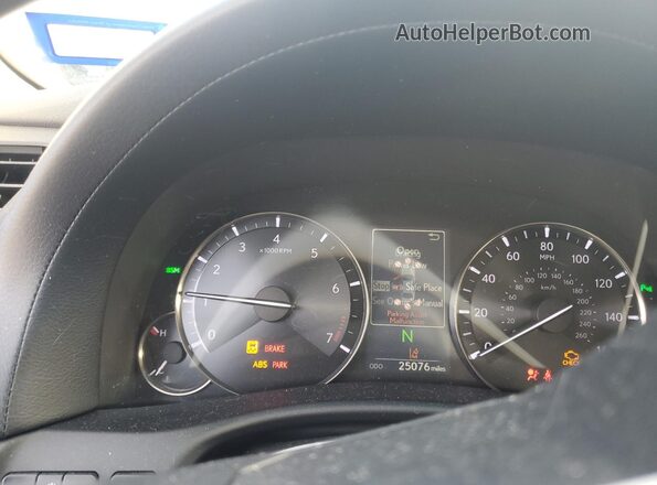 JTHBZ1BLXKA017380 2019 LEXUS GS Black ხელსაწყოთა პანელის ხედი