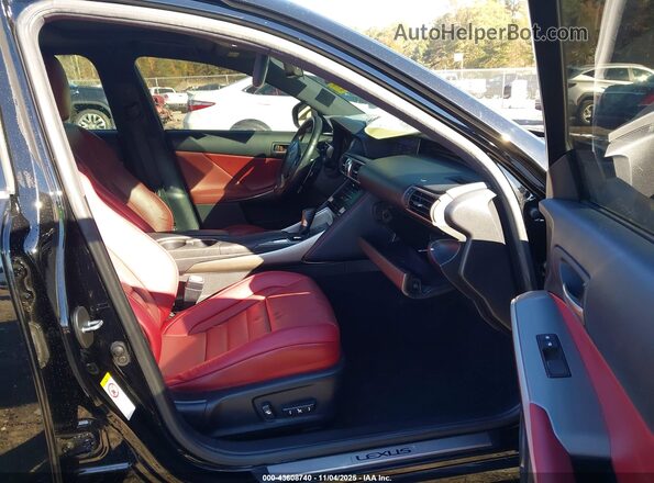 JTHBZ1D29J5032254 2018 LEXUS IS 350 Черный Вид салона спереди