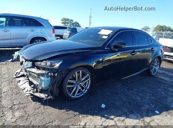 JTHBZ1D29J5032254 2018 LEXUS IS 350 Черный Передняя левая четверть