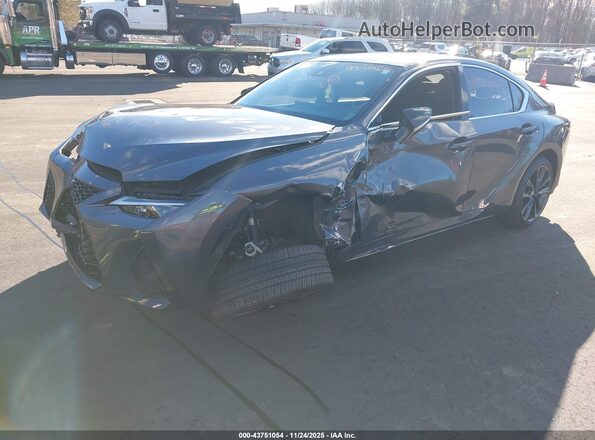 JTHBZ1E27S5039607 2025 LEXUS IS 350 Gray Vista tres cuartos delantera izquierda