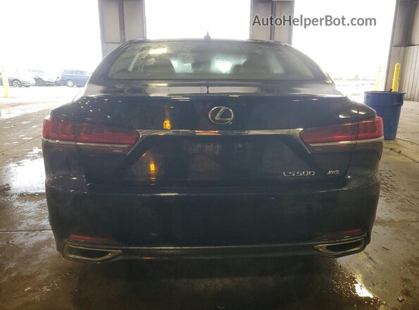 JTHC51FF4J5001994 2018 LEXUS LS Blue Rear view