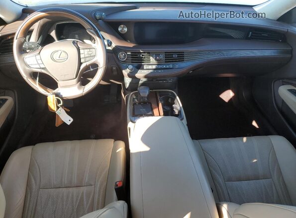 JTHC51FF5J5003172 2018 LEXUS LS Красный Вид панели приборов