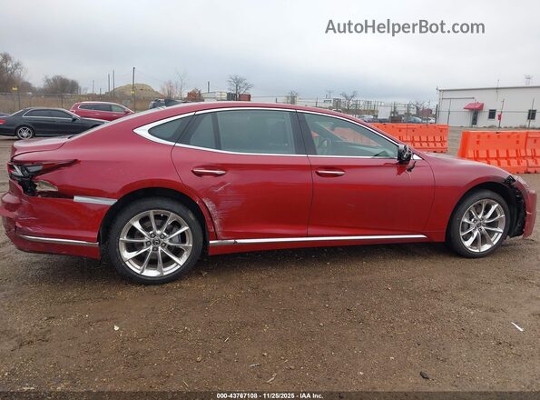 JTHC5LFF8J5003226 2018 LEXUS LS 500 Red Widok z przodu