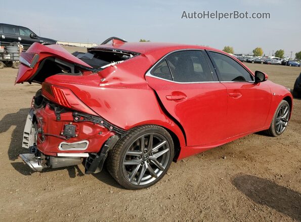 JTHC81D24K5034258 2019 LEXUS IS Red Trasero derecho