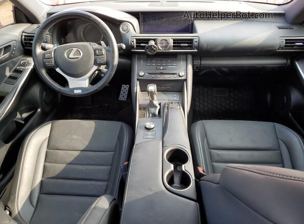 JTHC81D24K5034258 2019 LEXUS IS Red Vista del salpicadero
