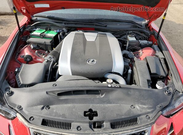 JTHC81D24K5034258 2019 LEXUS IS Red Vista interior trasera