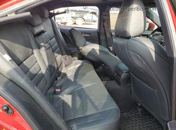 JTHC81D24K5034258 2019 LEXUS IS Red Vista de los asientos traseros