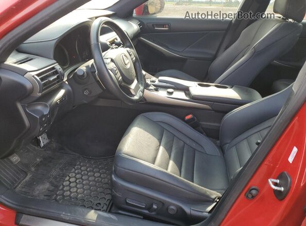 JTHC81D24K5034258 2019 LEXUS IS Red Vista interior delantera