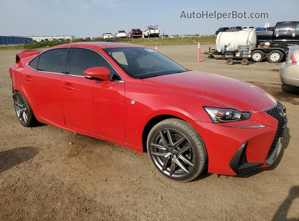 JTHC81D24K5034258 2019 LEXUS IS Red Delantero derecho