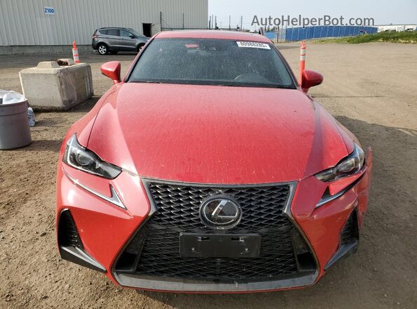 JTHC81D24K5034258 2019 LEXUS IS Red Vista frontal