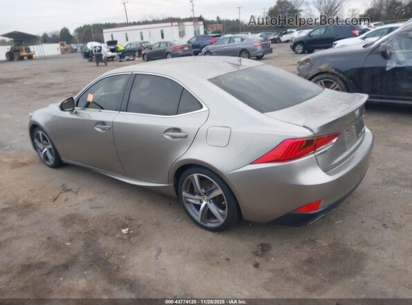 JTHC81D28J5026985 2018 LEXUS IS 300 Серебряный Задняя левая четверть