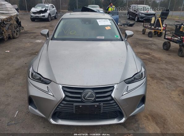 JTHC81D28J5026985 2018 LEXUS IS 300 Серебряный Вид щитка приборов