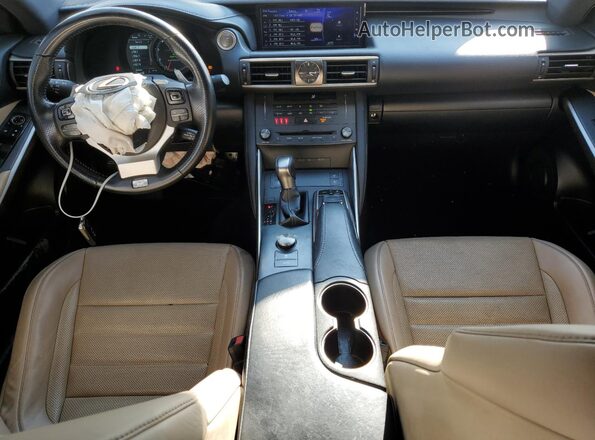 JTHC81D29K5034109 2019 LEXUS IS Black წინა პანელის ხედი
