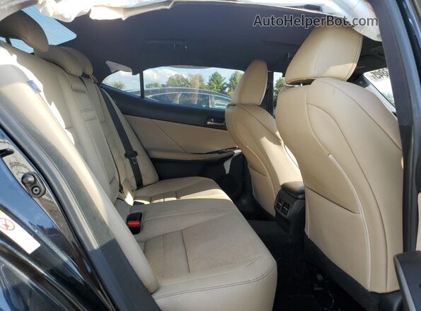 JTHC81D29K5034109 2019 LEXUS IS Black უკანა სავარძლების ხედი
