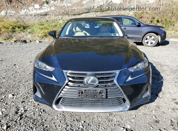 JTHC81D29K5035129 2019 LEXUS IS Black Widok z przodu