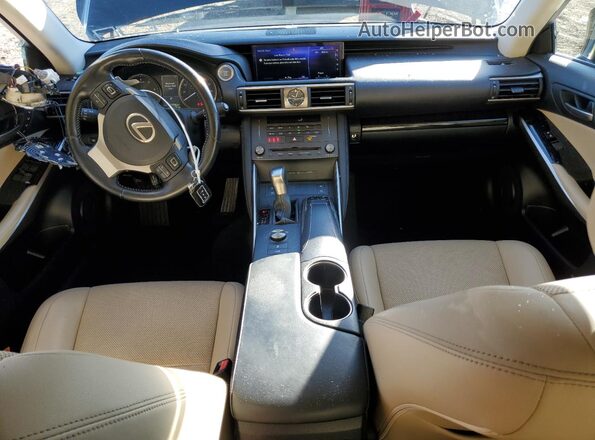 JTHC81D29K5035129 2019 LEXUS IS Black Widok deski rozdzielczej