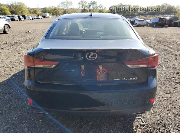 JTHC81D29K5035129 2019 LEXUS IS Black Widok z tyłu