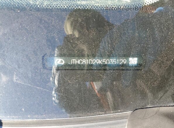 JTHC81D29K5035129 2019 LEXUS IS Black Widok komory silnika