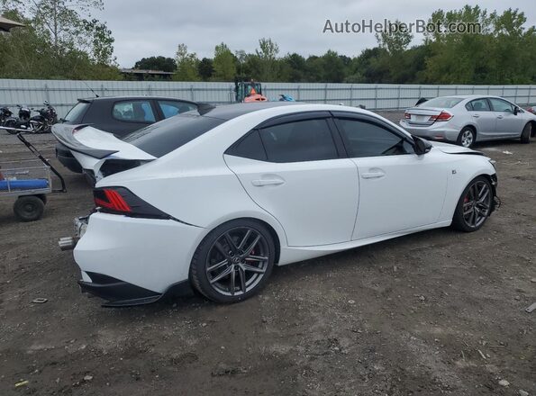 JTHC81D2XK5036869 2019 LEXUS IS White Задня права чверть