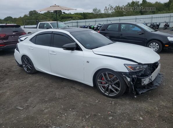 JTHC81D2XK5036869 2019 LEXUS IS White Передня права чверть