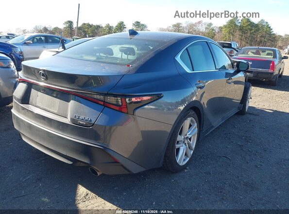 JTHC81F23M5046305 2021 LEXUS IS 300 Gray Задня права чверть