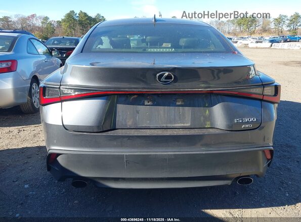 JTHC81F23M5046305 2021 LEXUS IS 300 Gray 