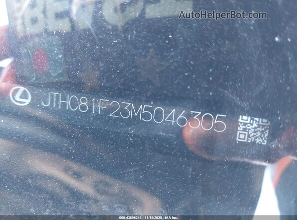 JTHC81F23M5046305 2021 LEXUS IS 300 Gray 