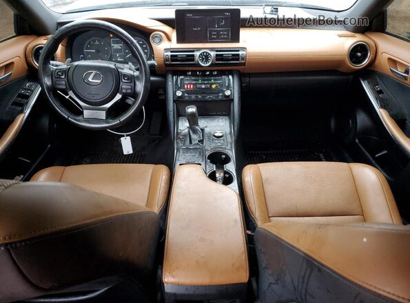 JTHC81F25M5043714 2021 LEXUS IS White Dashboard view