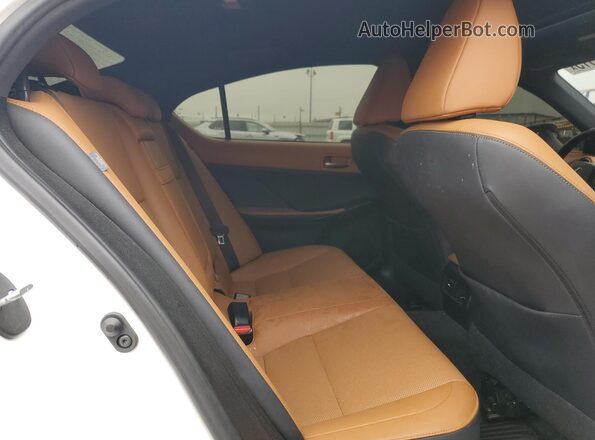 JTHC81F25M5043714 2021 LEXUS IS White Rear seats view