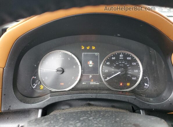 JTHC81F25M5043714 2021 LEXUS IS White Instrument cluster view
