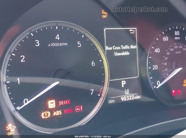 JTHC81F26M5044984 2021 LEXUS IS 300 Серый Вид задних сидений