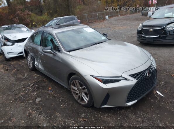 JTHC81F26M5044984 2021 LEXUS IS 300 Серый Вид задней части салона