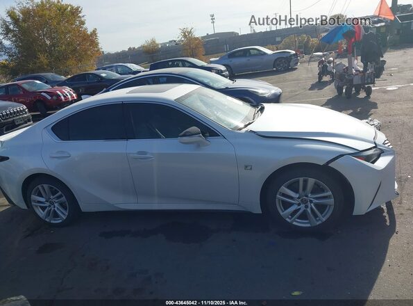 JTHC81F2XM5046222 2021 LEXUS IS 300 White უკანა სალონის ხედი