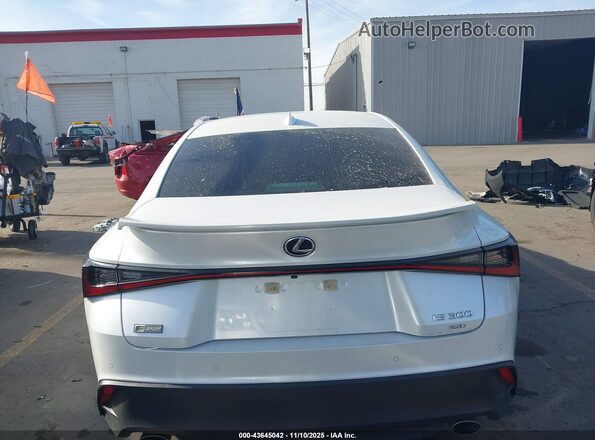 JTHC81F2XM5046222 2021 LEXUS IS 300 White 